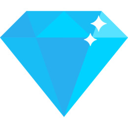 First Crystal - Blue